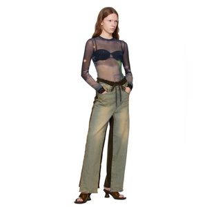 Open YY Navy Dawn Long Sleeve T-Shirt